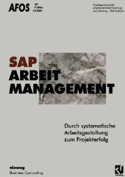 Cover of Sap, Arbeit, Management