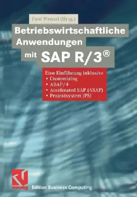 Cover of Betriebswirtschaftliche Anwendungen Mit SAP R/3(r)