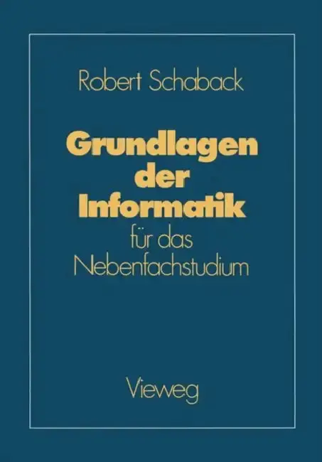 Cover of Grundlagen Der Informatik