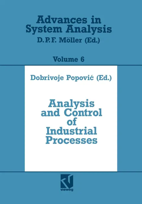 Cover of Analysis and Control of Industrial Processes