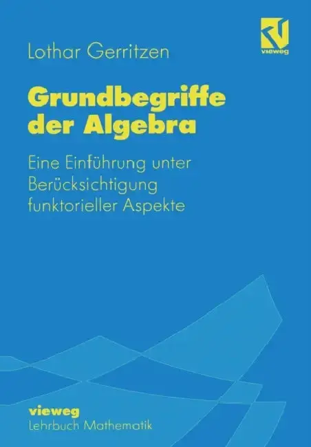 Cover of Grundbegriffe Der Algebra