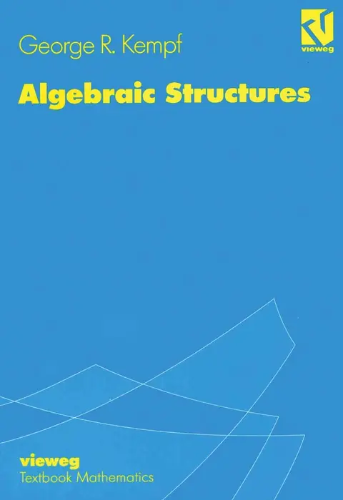 Cover of Algebraic Structures