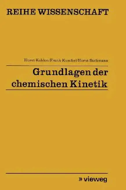 Cover of Grundlagen Der Chemischen Kinetik