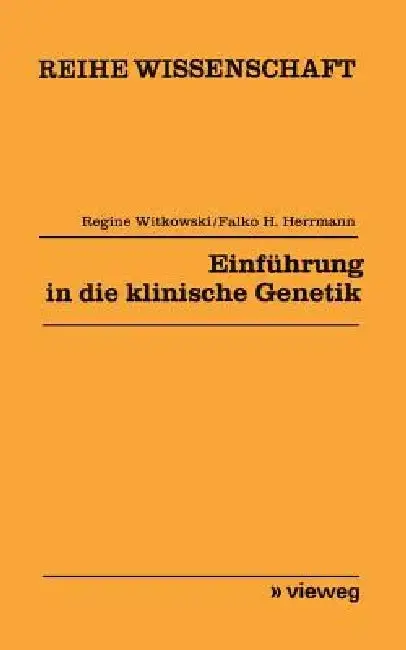 Cover of Einführung in Die Klinische Genetik