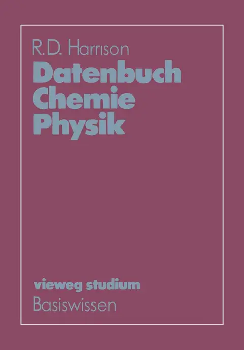 Cover of Datenbuch Chemie Physik
