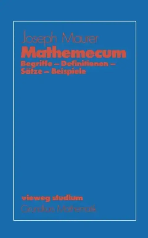 Cover of Mathemecum