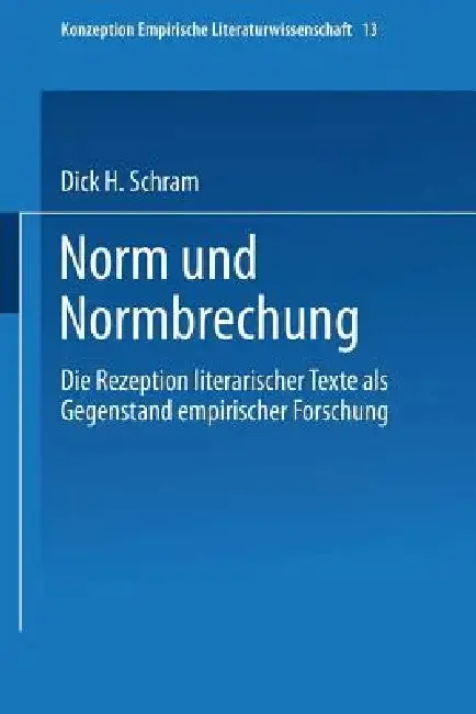 Cover of Norm Und Normbrechung