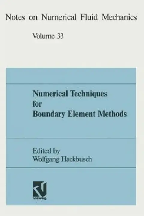 Cover of Numerical Techniques for Boundary Element Methods