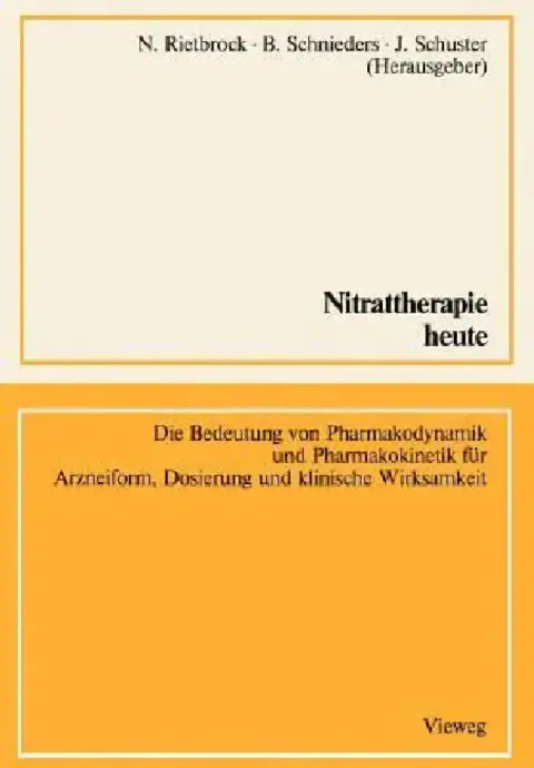Cover of Nitrattherapie Heute