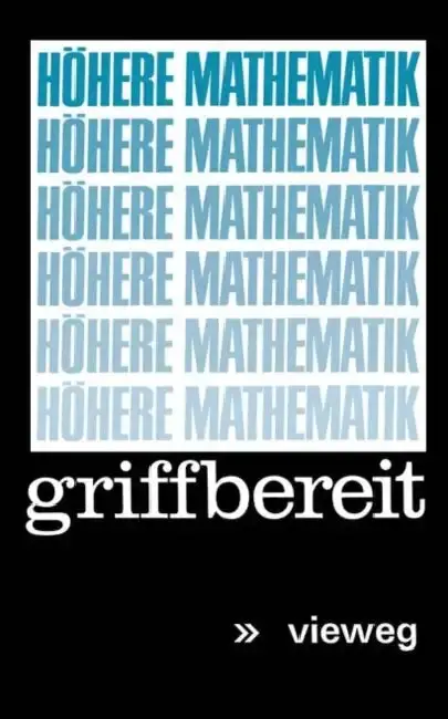 Cover of Höhere Mathematik Griffbereit