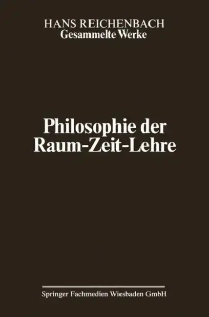 Cover of Philosophie Der Raum-Zeit-Lehre