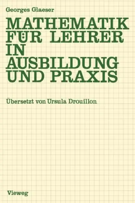 Cover of Mathematik Für Lehrer in Ausbildung Und PRAXIS