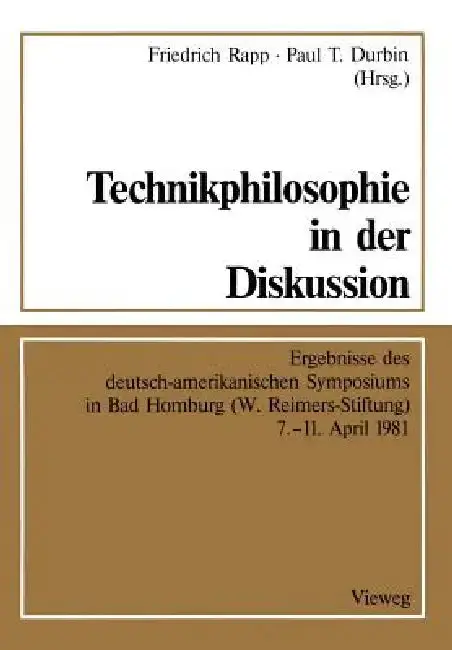Cover of Technikphilosophie in Der Diskussion