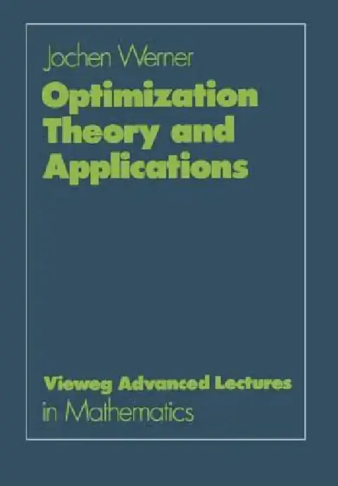 Cover of Optimization Theory and Applications