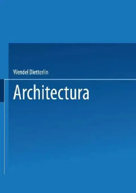 Cover of Architectura