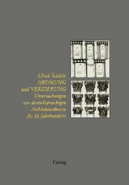 Cover of Ordnung Und Verzierung
