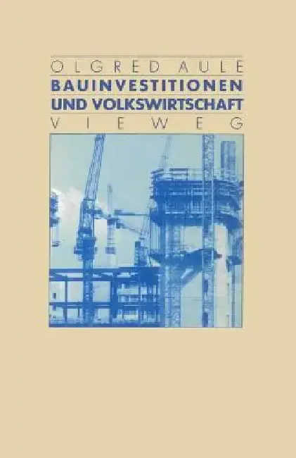 Cover of Bauinvestitionen Und Volkswirtschaft