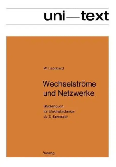 Cover of Wechselströme Und Netzwerke