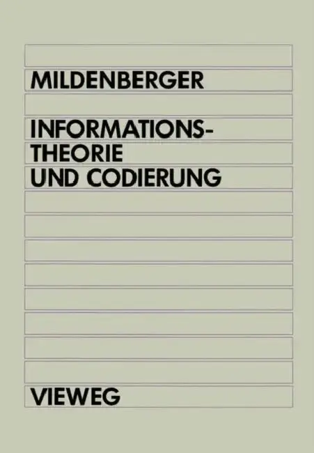 Cover of Informationstheorie Und Codierung