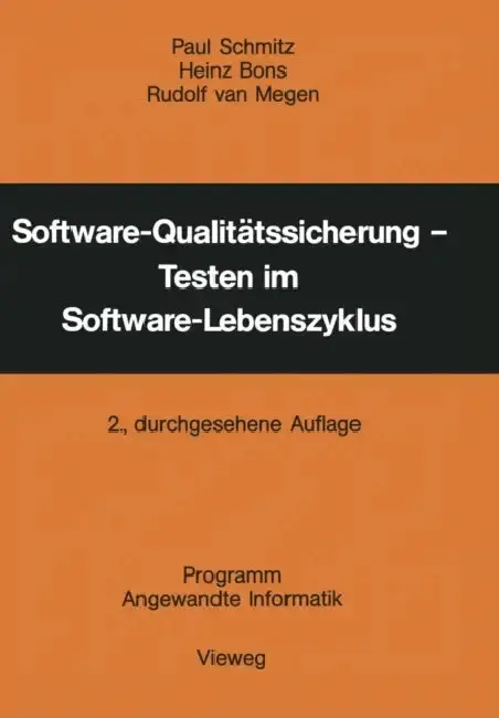 Cover of Software-Qualitätssicherung -- Testen Im Software-Lebenszyklus
