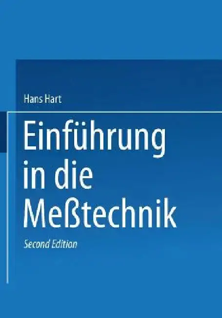 Cover of Einführung in Die Meßtechnik