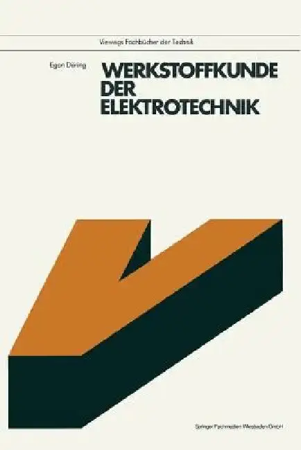 Cover of Werkstoffkunde Der Elektrotechnik