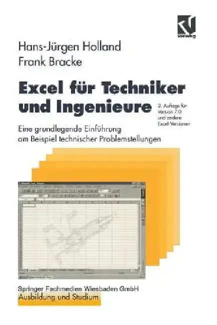 Cover of Excel Für Techniker Und Ingenieure