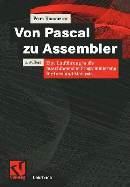 Cover of Von Pascal Zu Assembler