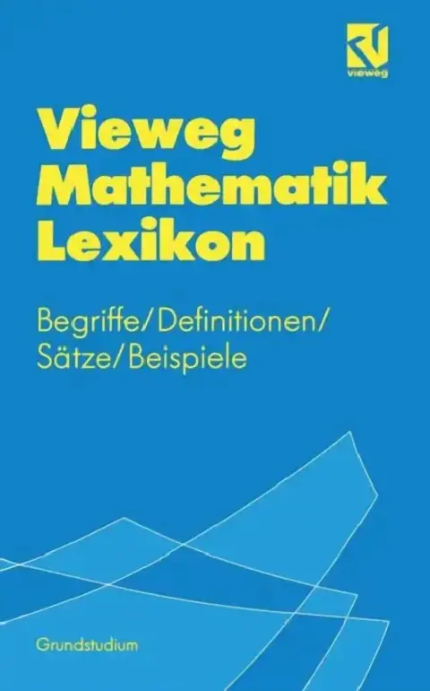 Cover of Vieweg Mathematik Lexikon