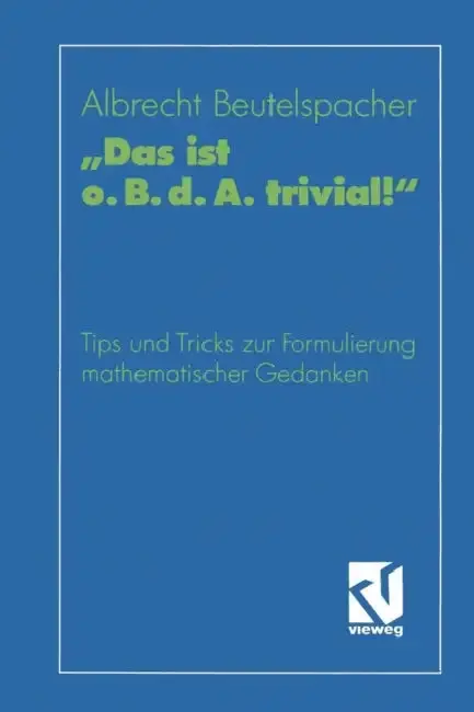 Cover of "Das Ist O. B. D. A. Trivial!"