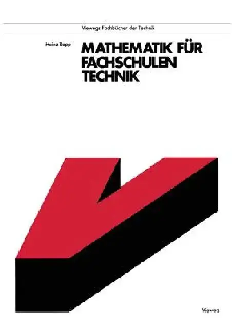 Cover of Mathematik Für Fachschulen Technik