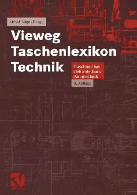 Cover of Vieweg Taschenlexikon Technik