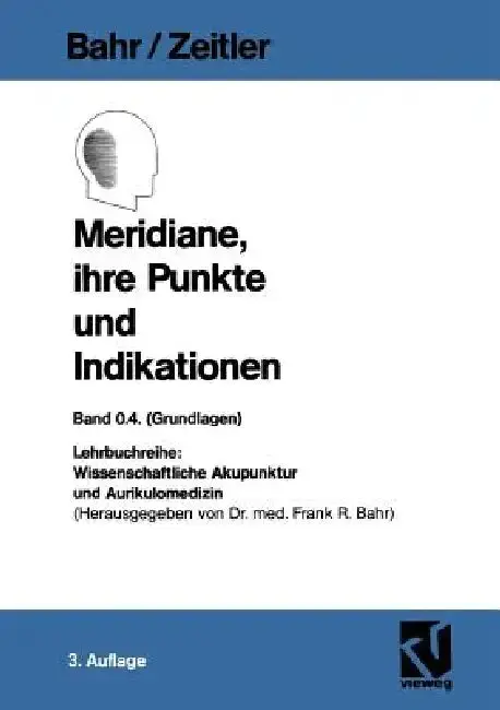 Cover of Meridiane, Ihre Punkte Und Indikationen