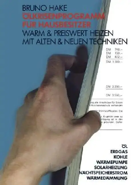 Cover of Ölkrisenprogramm Für Hausbesitzer
