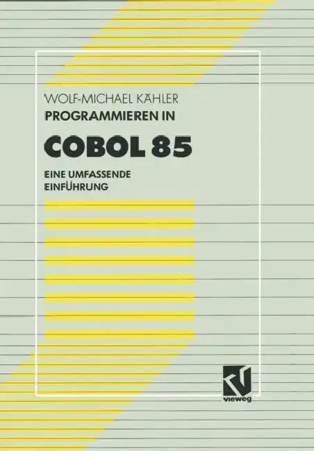 Cover of Programmieren in COBOL 85