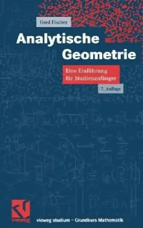 Cover of Analytische Geometrie