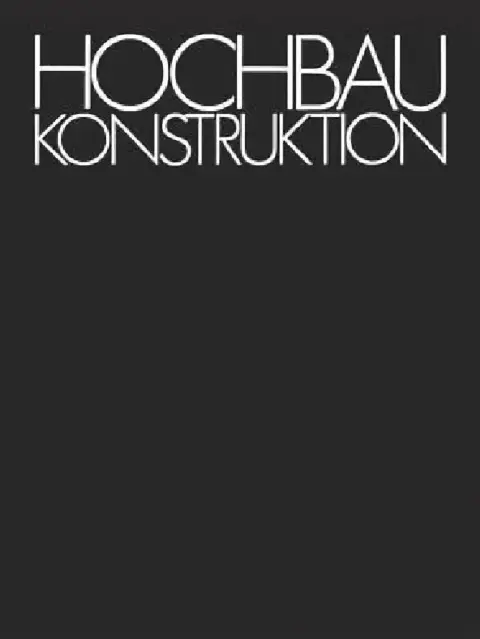 Cover of Hochbaukonstruktion