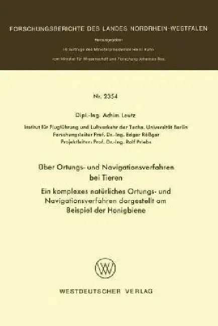 Cover of Über Ortungs- Und Navigationsverfahren Bei Tieren