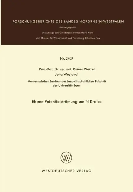 Cover of Ebene Potentialströmung um N Kreise