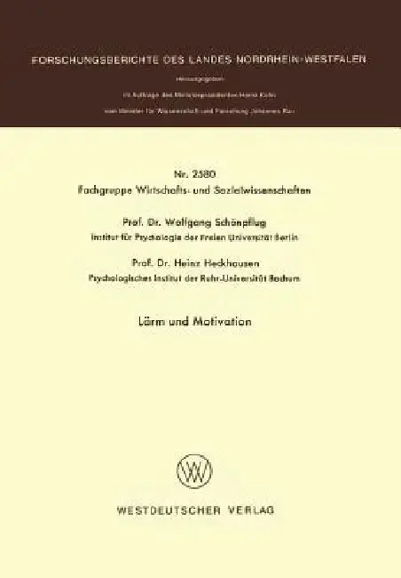 Cover of Lärm Und Motivation