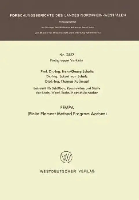 Cover of Fempa (Finite Element Method Program Aachen)