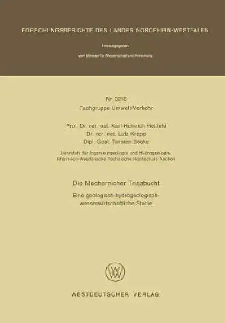 Cover of Die Mechernicher Triasbucht