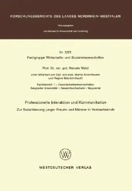 Cover of Professionelle Interaktion Und Kommunikation