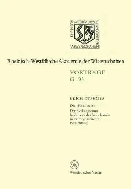Cover of Die »Kanalstadt«