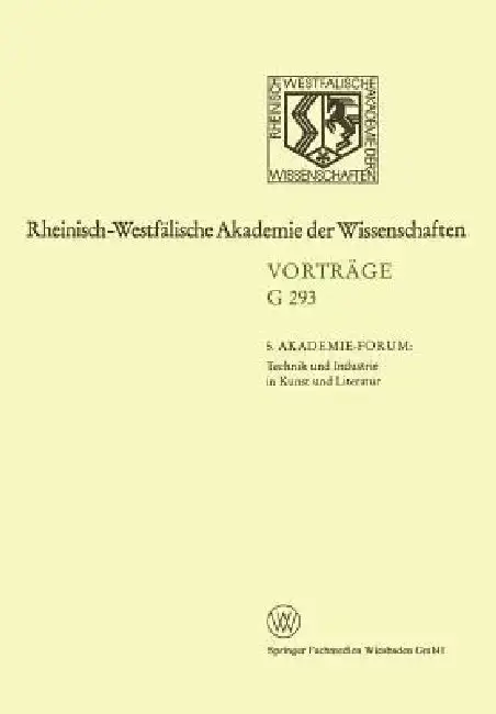 Cover of 5. Akademie-Forum Technik Und Industrie in Kunst Und Literatur
