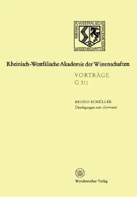 Cover of Überlegungen zum, Gewissen'
