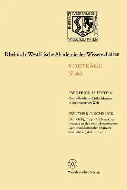 Cover of Rheinisch-Westfälische Akademie Der Wissenschaften