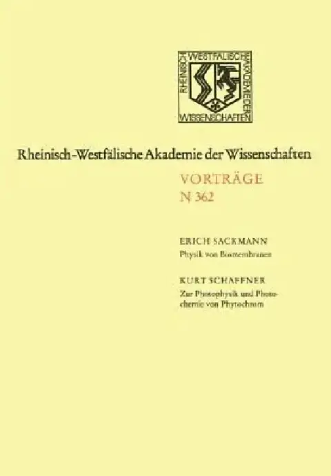 Cover of Biomembranen