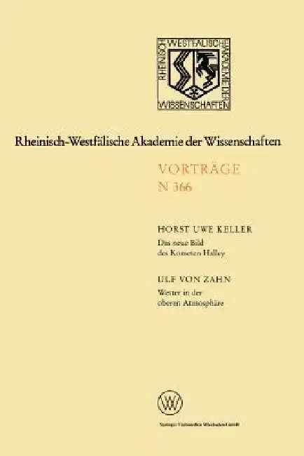 Cover of Das Neue Bild Des Kometen Halley -- Ergebnisse Der Raummissionen / Wetter in Der Oberen Atmosphäre