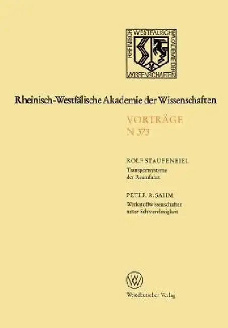 Cover of Rheinisch-Westfälische Akademie Der Wissenschaften